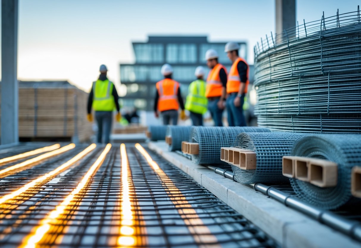 Energieffektiv opvarmning og armeringsnet til byggeri i Sakskøbing